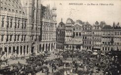 CPA Brussels the Place of I Town hall