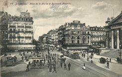 CPA Brussels Places Stock Exchange and Finspach Boulevard