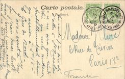 CPA Bruselas coloca bolsa de accion y el bulevar de Finspach