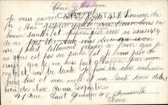 CPA Fantaisie Fleurs Cygne de bonheur Swan 