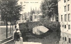 CPA Bruges Bridge of the horse