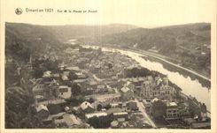 CPA Dining Seen on the Meuse upstream