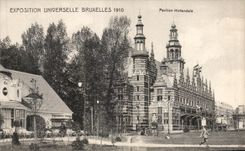 CPA Pavillon Hollandais Exposition universelle Bruxelles 1910