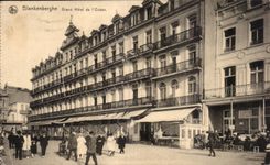 CPA Blankenberghe Large hotel of ocean