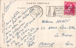 CPA long Quay Bruges