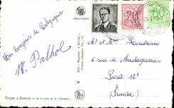 CPA Vresse on SEmois seen of the road of Haisette