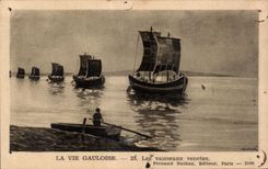 CPA La Vie Gauloise Les Vaisseaux Venetes Bateau 