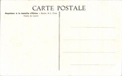 CPA Napoleon con el baron de Eylau de la batalla