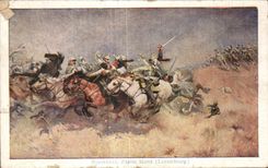 CPA Rezonville after Morot Luxembourg Militaria Dragons