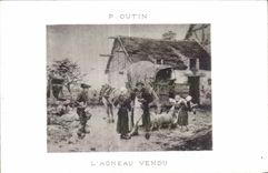 CPA P Outin L Agneau Vendu