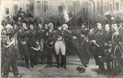 CPA Napoleon Les Adieux de Fontainebleau
