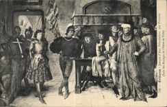 CPA Orleans Jeanne Arc Prisonniere by Partrois by Partrois (Room of the Marriages of Town hall)