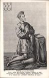 CPA Pierre Duke of Brittany 1418 did not marry Francoise Amboise