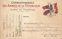 CPA Military Chart of Frankness the vault On the Loire Fancheteau