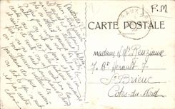 CPA Military Chart of Frankness Reuziaux St Brieuc