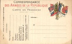 CPA Correspondence Of the Armies Of the Republic Chart Of Frankness