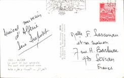 CPA Argel el puerto y la vision