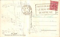 Monumento de la guerra de CPA Argel de la ciudad Argel