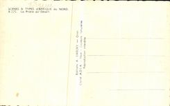 Escenas y tipos Africa del Norte de CPA Argelia el rezo con servicios