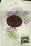 CPA Fantaisie Fleurs Bonne annee