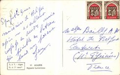 Jardin publico de CPA Argelia Argel Laferriere