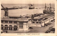 CPA Argelia Argel LeTimgad que vuelve a los Transatlantic portuarios Boat General Company