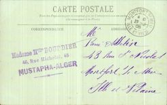 Arabe CPA Argelia y su camello que hace el rezo del camello