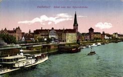 CPA Dussetoorf Brich Von der Rheintiche
