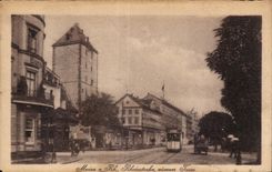 CPA Maguncia tiene eisetnez Turm el derecho Rheinstrasse