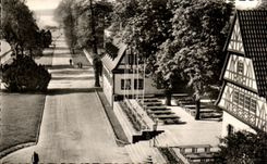 CPA Koblenz Weindort mit Rheinanlagen