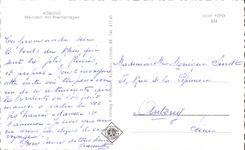 CPA Koblenz Weindort mit Rheinanlagen