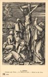 CPA A Durer Christus am Kreus Le Christ en croix Christ on the Cross