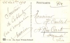 CPA Das deutsche Eck in Coblenz