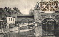 CPA Nurnberg Einfluss d Pegnitz