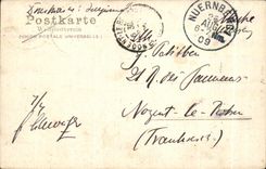 CPA Nurnberg Einfluss d Pegnitz