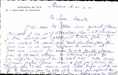 Paisajes de CPA Argelia del lecho de un rio seco del sur en Pameraie