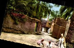 Escenas de CPA Argelia y vida Arabe del dal de la escena de la fantasia estAndar de la Africa del Norte