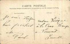 CPA Algerie el alto con el camello Chameau de los servicios