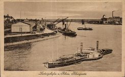 CPA Rhelnfscher Kanst Postkarten Vorlag Hepp Mannheim Bateaux 