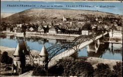 CPA Traben Trarbach Bridge on the Moselle