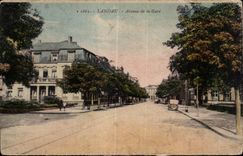 CPA Pram Avenue of the Station