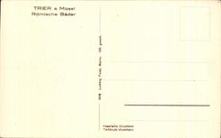 CPA Trier has Mosel Romische Bader