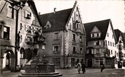 CPA Sigmaringen La Place de la Mairie