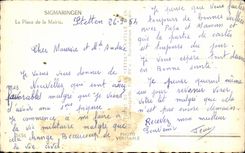 CPA Sigmaringen the Place of the Town hall