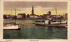 CPA Dusseldorf Rheinpanorama