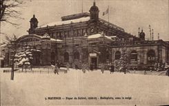 CPA Maguncia Peyer del soldado Halleplatz 1920-25 bajo cerco