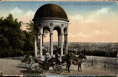 CPA Wiesbaden Nerotempel put Blick auf Wiesbaden Horse horse