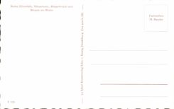 CPA Ruine Ehrentels Mauseturm Bingerbruck und Bingen am Rhein