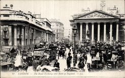 CPA London The Royal Exchange and Bank off England