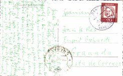 CPA Nordseebad abendstimmaung Boat sinned